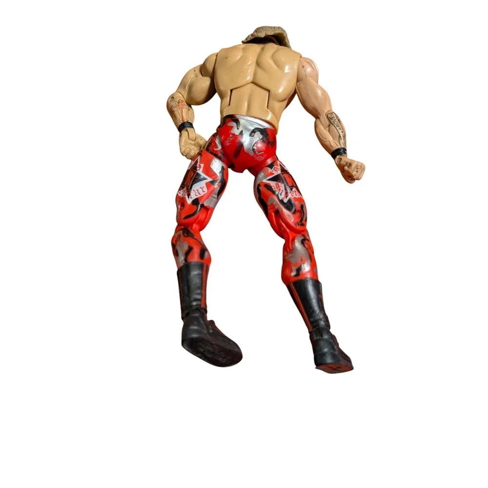 WWE Edge Rated R Superstar Action Figure Red Silver Camo Tights Wrestling Toy
